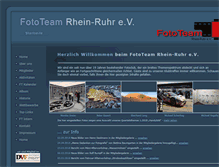 Tablet Screenshot of fototeam-rhein-ruhr.de